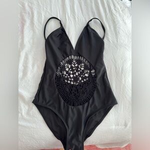 Frankie’s cutout black one piece